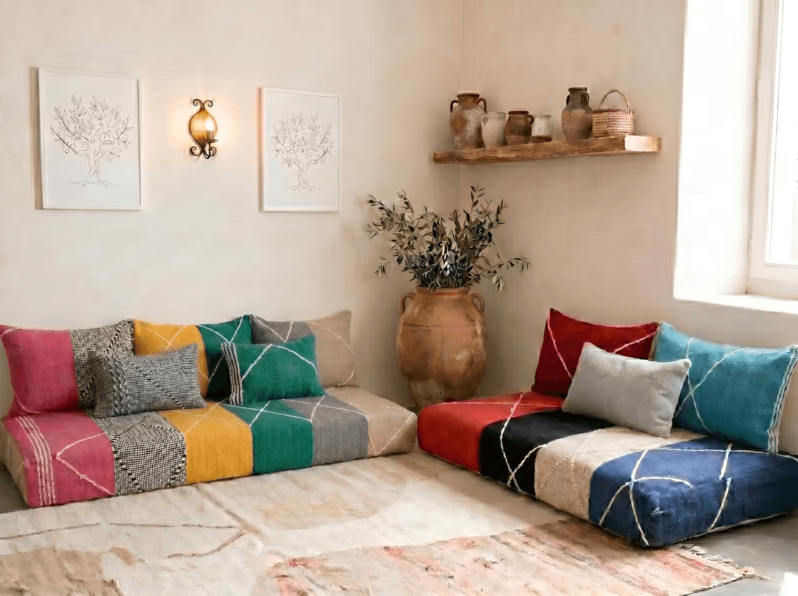 FULL SOFA Multicolor Cotton