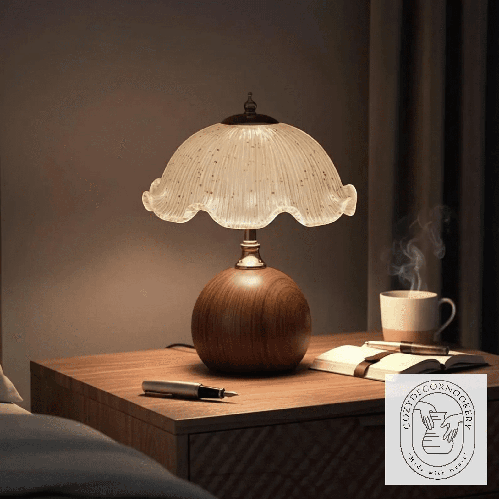 Vintage Aesthetic Table Lamp,
