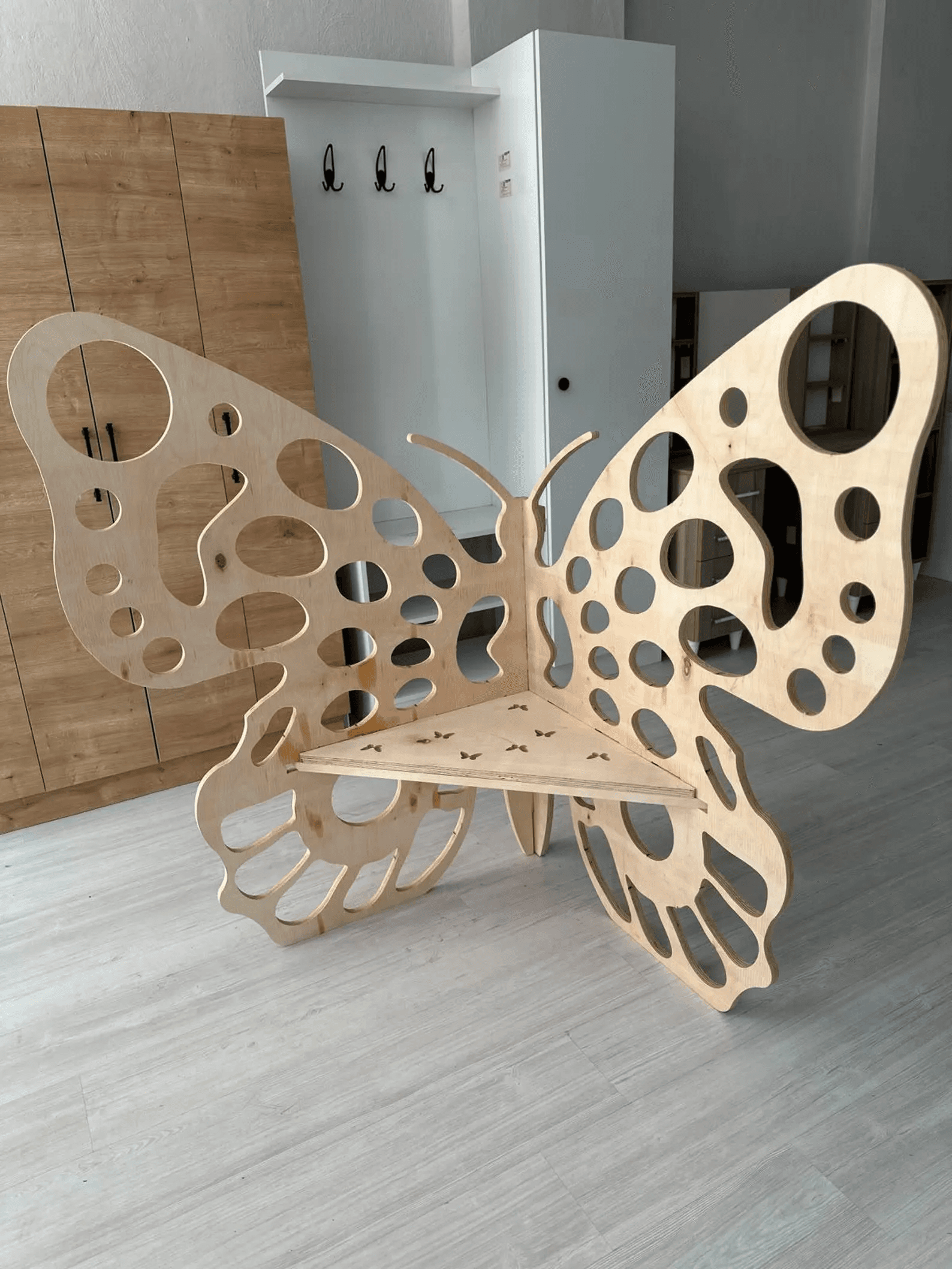 Butterfly Plywood Bench