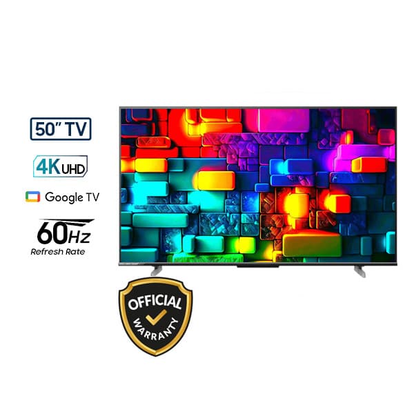 Hisense 50 Inch Bezelless Dolby Vision 4K UHD Smart LED Voice Control Google DTS TV (50A6F3) photo 1