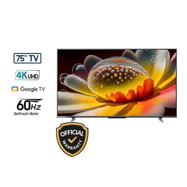 Hisense 75 Inch Bezelless Dolby Vision 4K UHD Smart LED Voice Control Google DTS TV (75A6F3) photo 1